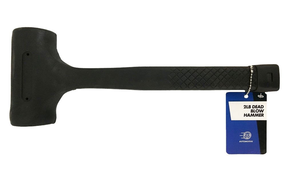DEADBLOW HAMMER 2lb PLASTIC COATED STEEL - TOOLZONE KDPHM084 thumbnail 2