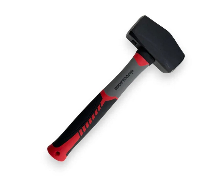 1.5Kg / 3LB FIBRE HANDLE MINI LUMP HAMMER / TRACK MARKING - TOOLZONE KDPHM175 image 1
