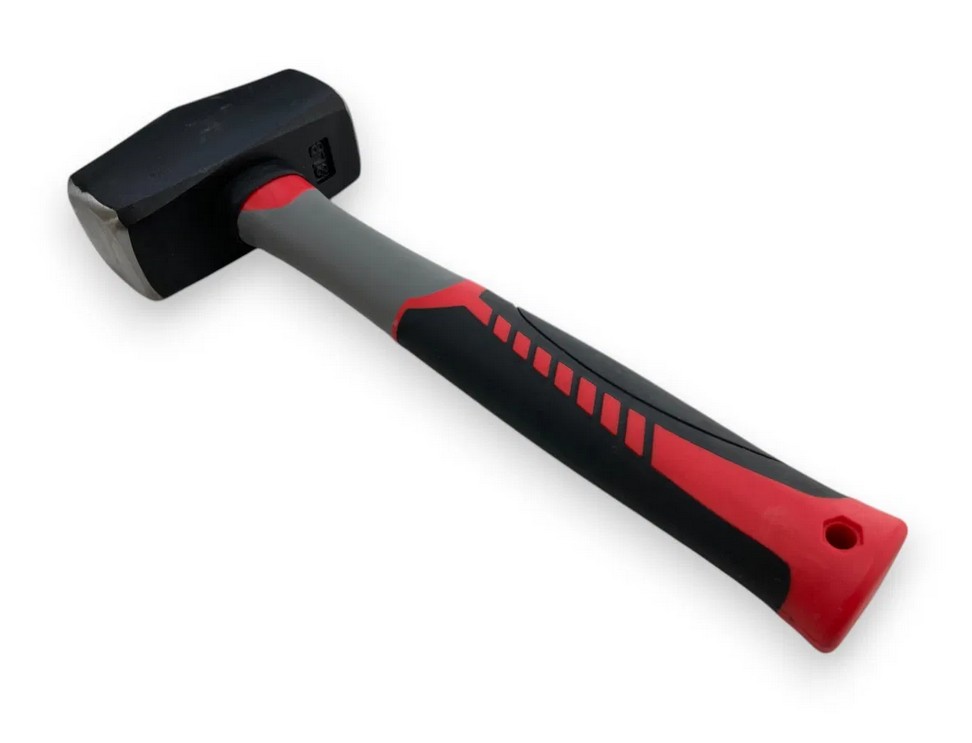 1.5Kg / 3LB FIBRE HANDLE MINI LUMP HAMMER / TRACK MARKING - TOOLZONE KDPHM175 thumbnail 2