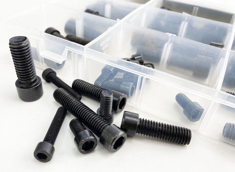 HEX CAP BOLTS ASSORTMENT 106pc CARBON STEEL M4-M10 - TOOLZONE KDPHW005 thumbnail 3