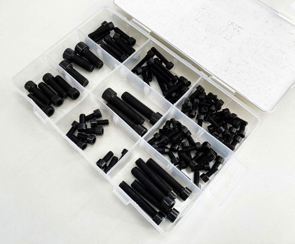 HEX CAP BOLTS ASSORTMENT 106pc CARBON STEEL M4-M10 - TOOLZONE KDPHW005 thumbnail 4