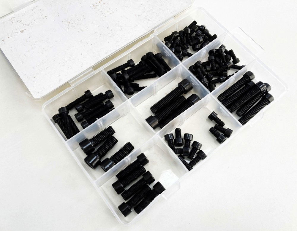 HEX CAP BOLTS ASSORTMENT 106pc CARBON STEEL M4-M10 - TOOLZONE KDPHW005 thumbnail 5