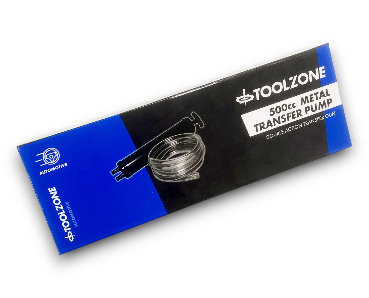 METAL TRANSFER PUMP 500cc WITH 2.4m HOSE - TOOLZONE KDPHW006 thumbnail 2