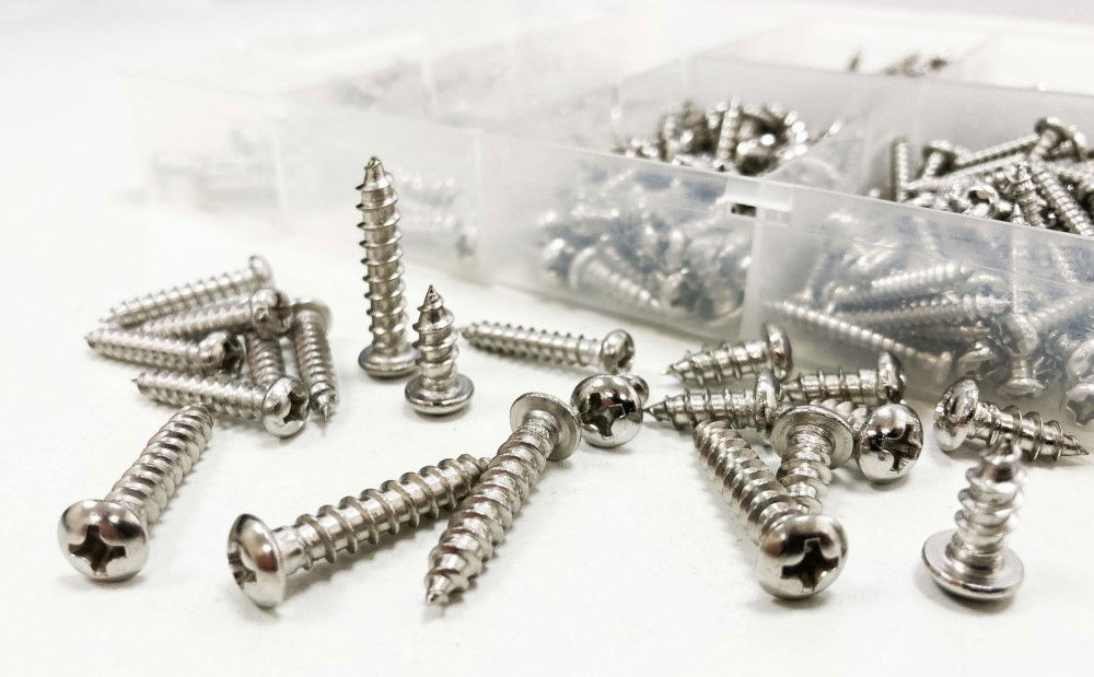 METAL SCREWS ASSORTMENT 410pc STAINLESS STEEL M3-M5 - TOOLZONE KDPHW012 thumbnail 3
