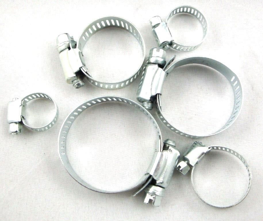 HOSE CLAMP SET 35pc STAINLESS STEEL 8-44mm - TOOLZONE KDPHW039 thumbnail 5