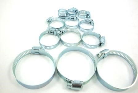 HOSE CLIPS ASSORTED SET 12pc 6-51mm - TOOLZONE KDPHW067 thumbnail 2
