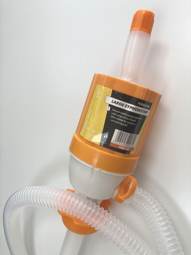 SYPHON PUMP BIG 1180mm WITH 2 BSP BARREL BUNG - TOOLZONE KDPHW100 thumbnail 2