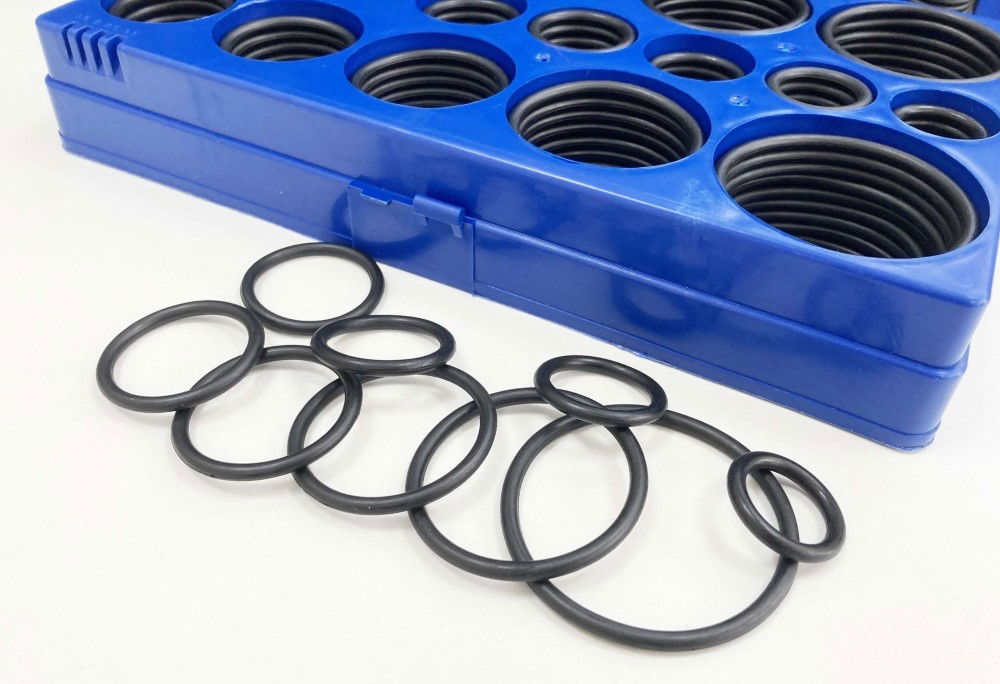 RUBBER O RING ASSORTMENT 419pc MM NITRILE IN CASE - TOOLZONE KDPHW131 thumbnail 8
