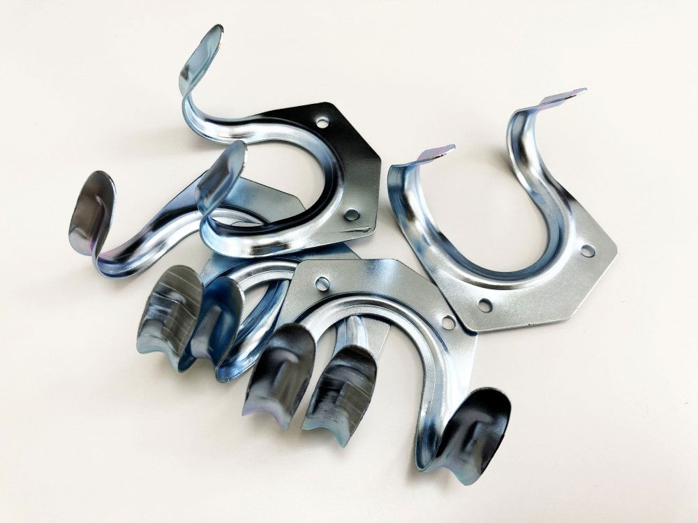 TOOL HOOK SET 5pc 75mm HEIGHT WITH FIXINGS - TOOLZONE KDPHW154 thumbnail 4