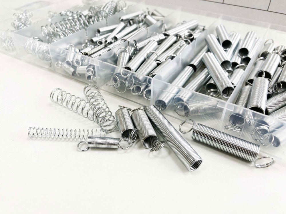 SPRING ASSORTMENT 200pc COMPRESSION AND EXTENSION IN BOX - TOOLZONE KDPHW156 thumbnail 5