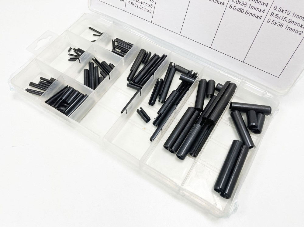 ROLL PIN ASSORTMENT 120pc IN STORAGE BOX - TOOLZONE KDPHW157 thumbnail 3