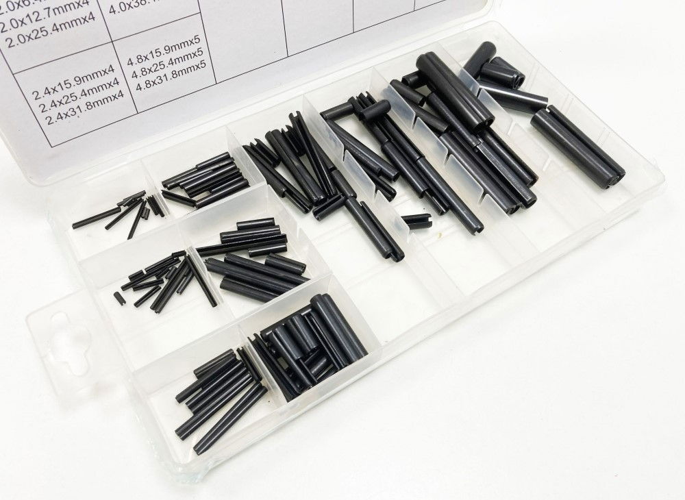 ROLL PIN ASSORTMENT 120pc IN STORAGE BOX - TOOLZONE KDPHW157 thumbnail 4