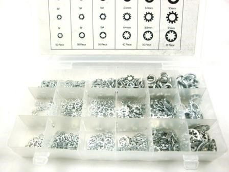 STEEL WASHER ASSORTMENT 720pc IN STORAGE BOX - TOOLZONE KDPHW159 thumbnail 2