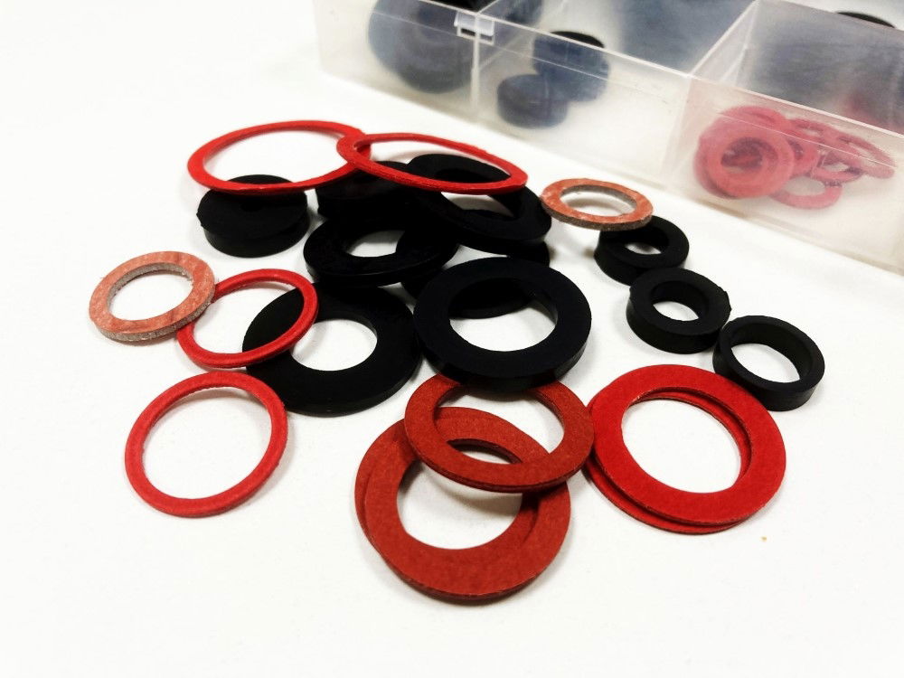 SEALING WASHER ASSORTMENT 141pc IN STORAGE BOX - TOOLZONE KDPHW181 thumbnail 3