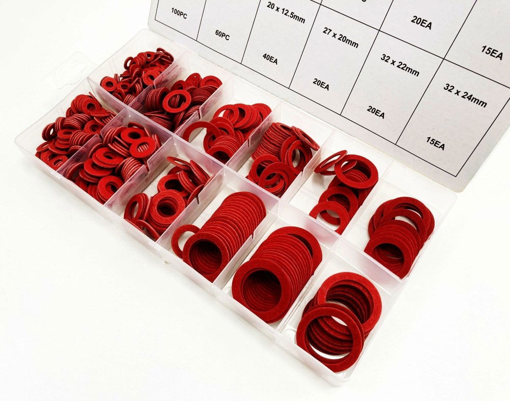 FIBRE WASHER ASSORTMENT 600pc IN STORAGE BOX - TOOLZONE KDPHW190 thumbnail 3