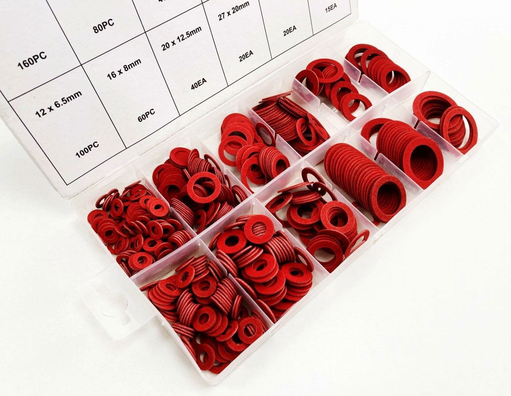 FIBRE WASHER ASSORTMENT 600pc IN STORAGE BOX - TOOLZONE KDPHW190 thumbnail 4