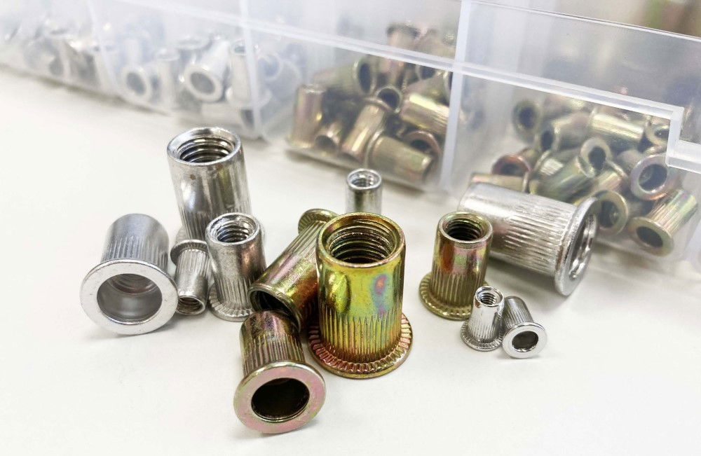 RIVET NUT ASSORTMENT MIXED STEEL AND ALUMINIUM FLANGE HEAD 300pc - TOOLZONE KDPHW210 thumbnail 3