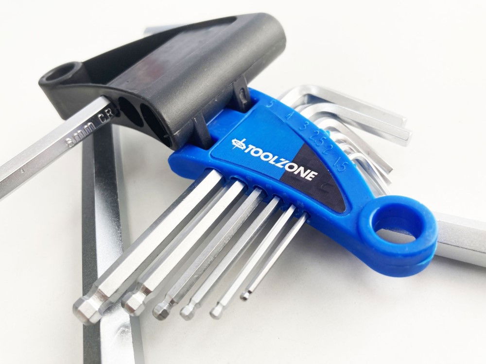 HEX KEY SET SHORT BALL END 9pc 1.5-10mm CHROME VANADIUM - TOOLZONE KDPHX013 thumbnail 8