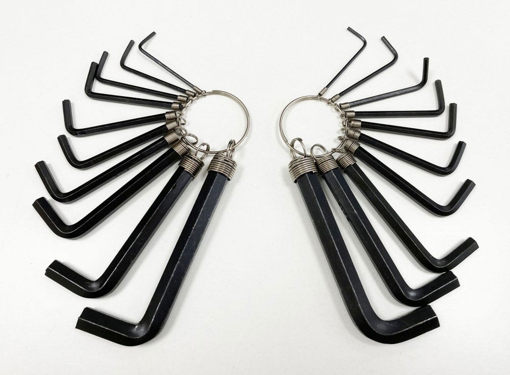 HEX KEY SET METRIC AND AF 20pc CARBON STEEL - TOOLZONE KDPHX020 thumbnail 3
