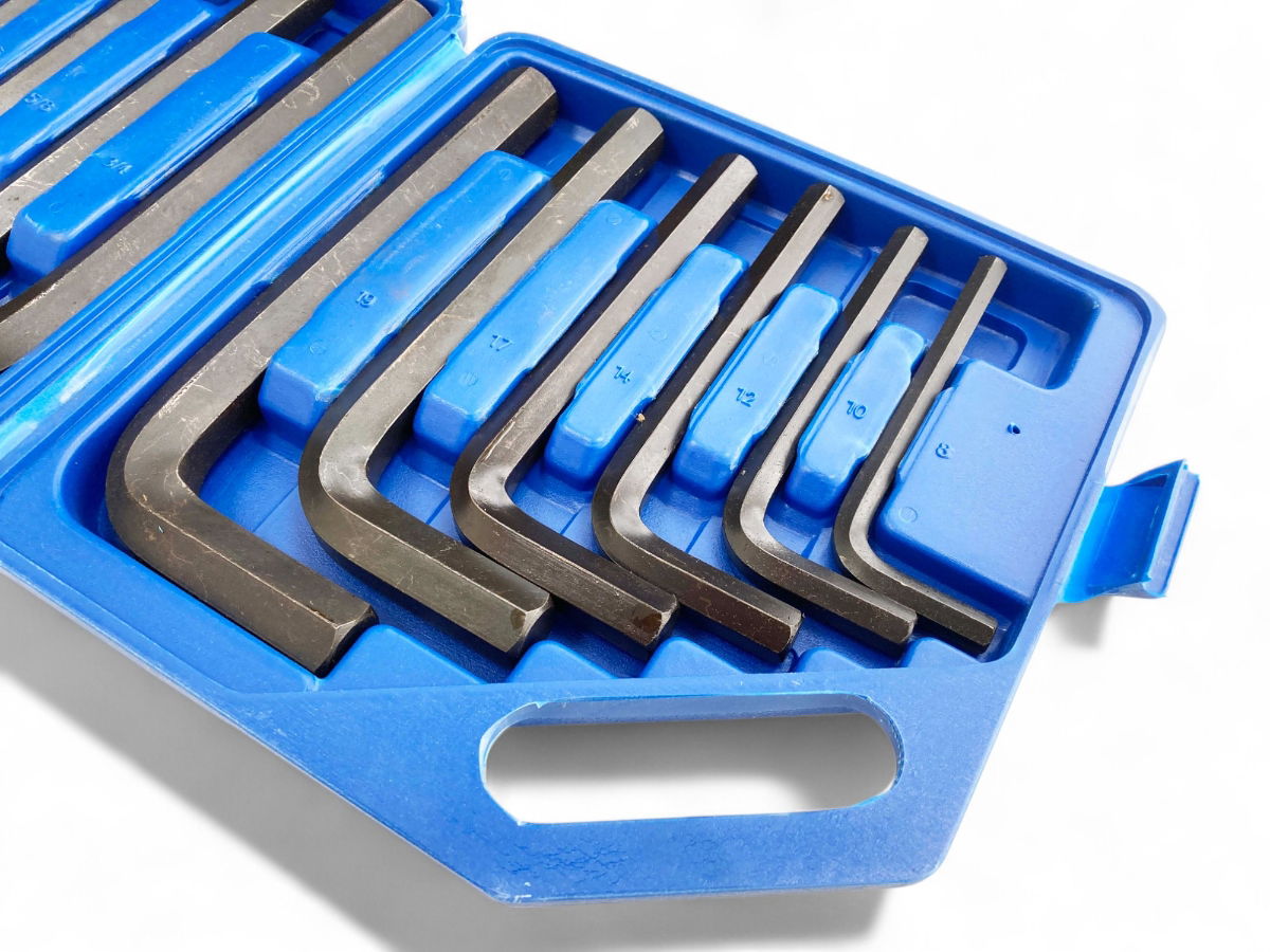 HEX KEY SET JUMBO METRIC AND AF 12pc IN CASE 40CR - TOOLZONE KDPHX024 thumbnail 3