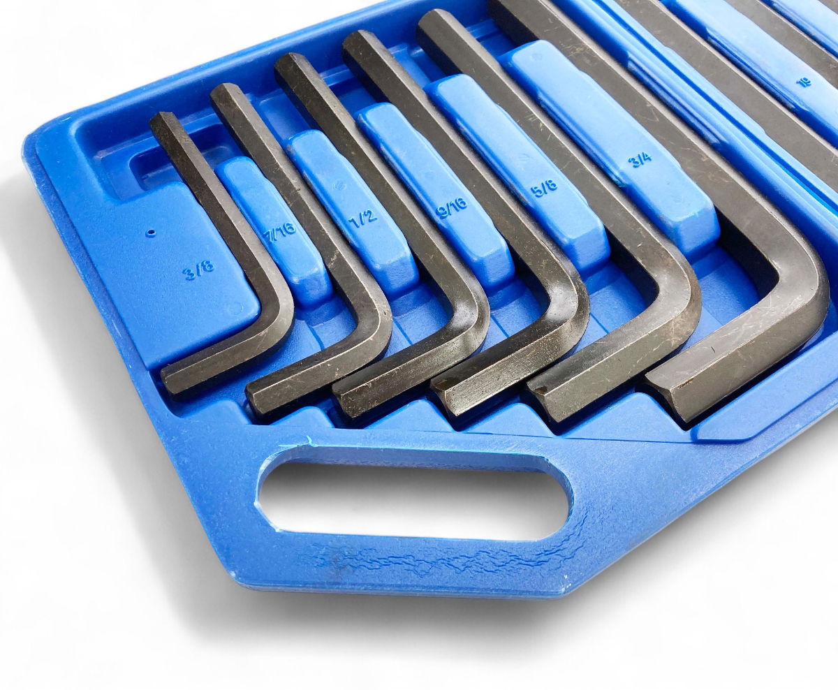 HEX KEY SET JUMBO METRIC AND AF 12pc IN CASE 40CR - TOOLZONE KDPHX024 thumbnail 4