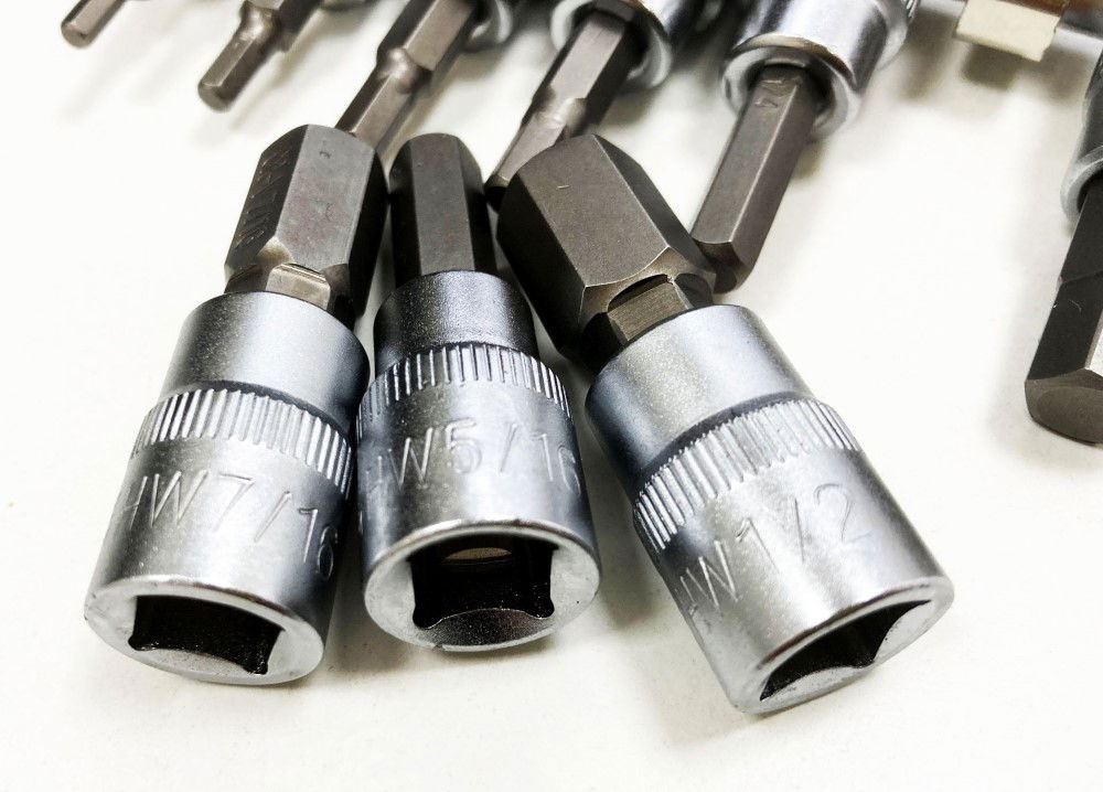HEX KEY SET AF 3/8 DRIVE 9pc ON RAIL CHROME VANADIUM - TOOLZONE KDPHX054 thumbnail 4