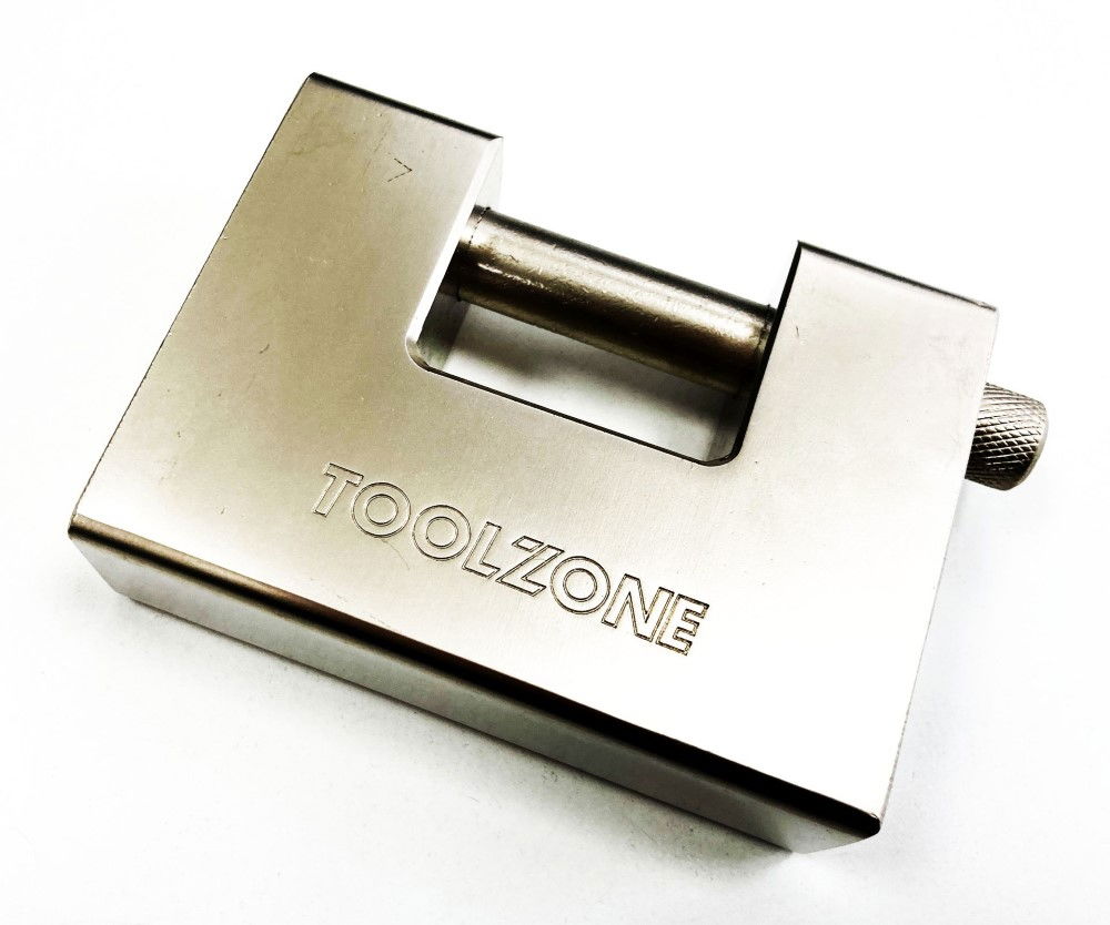 PADLOCK HEAVY DUTY CONTAINER 95mm SHANK 12.85mm WITH 5 KEYS - TOOLZONE KDPLK008 thumbnail 4