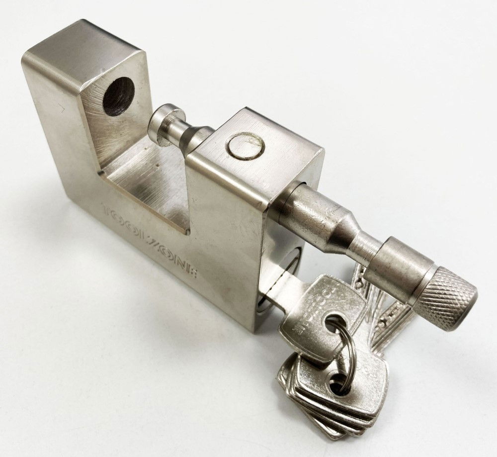 PADLOCK HEAVY DUTY CONTAINER 95mm SHANK 12.85mm WITH 5 KEYS - TOOLZONE KDPLK008 thumbnail 7