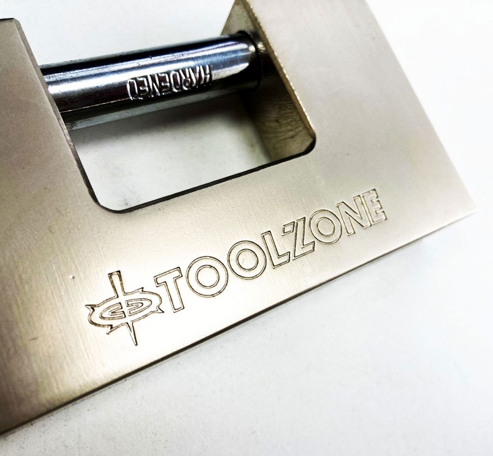PADLOCK SHUTTER 100mm HEIGHT 60mm WITH 3 KEYS - TOOLZONE KDPLK011 thumbnail 6