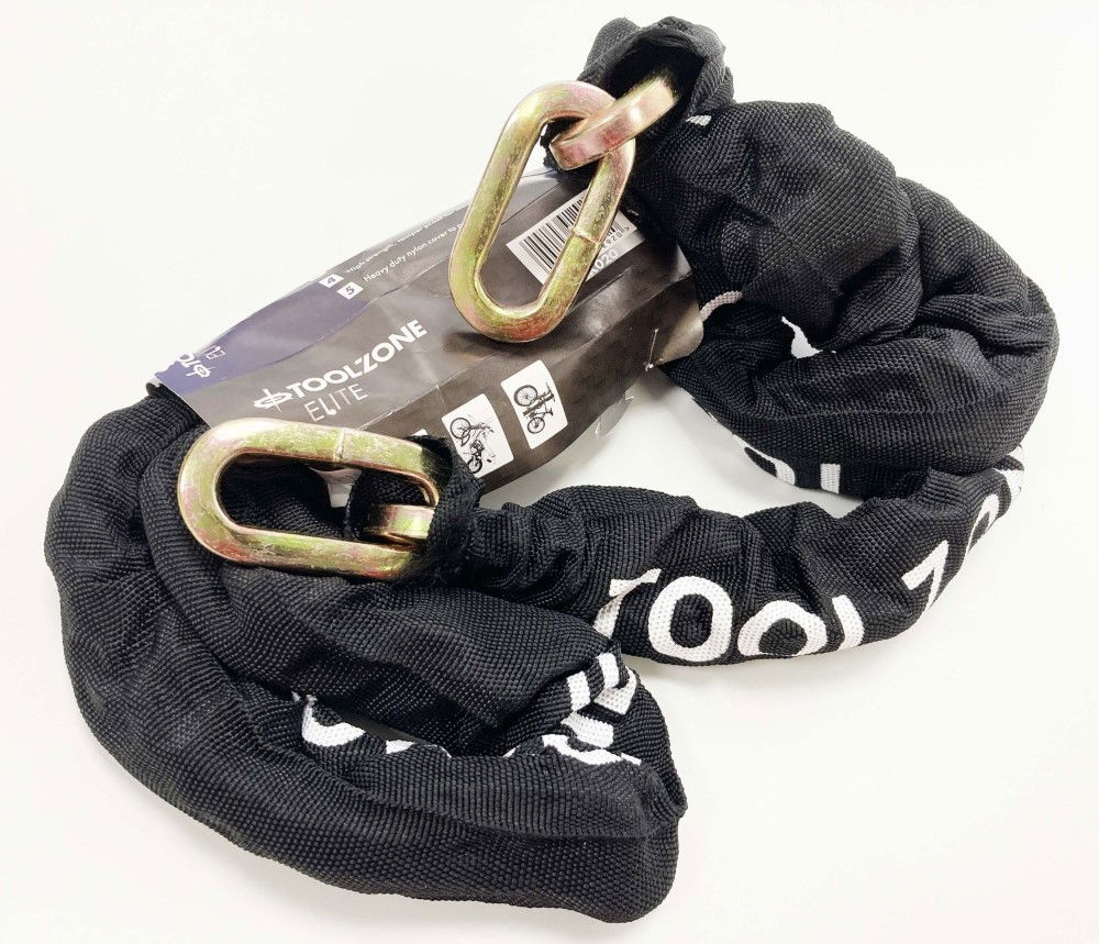 CHAIN NYLON COVERED 1.8m x 10mm HEAVY DUTY SQUARE LINK - TOOLZONE KDPLK020 thumbnail 2