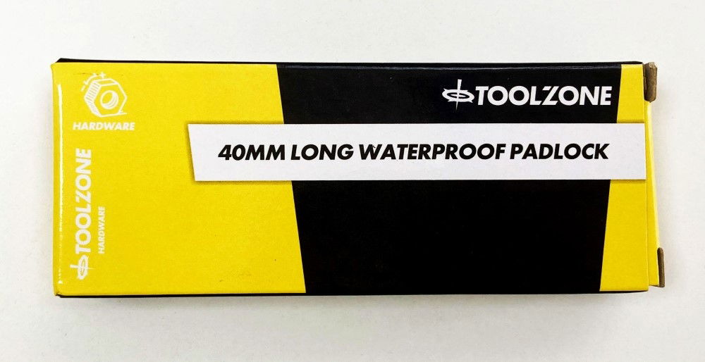 PADLOCK LONG SHANK CAST IRON 38mm 65mm SHACKLE WITH 3 KEYS - TOOLZONE KDPLK031 thumbnail 4