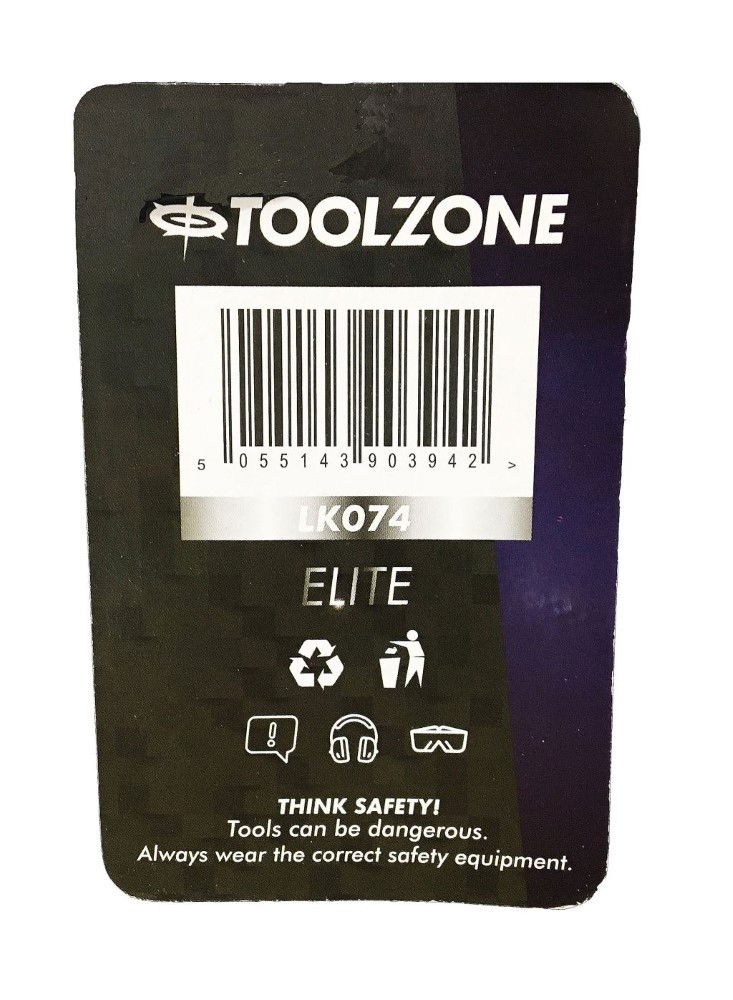 CHAIN 1100mm x 10mm WITH 65mm HEAVY DUTY PADLOCK AND 3 KEYS - TOOLZONE KDPLK074 thumbnail 4