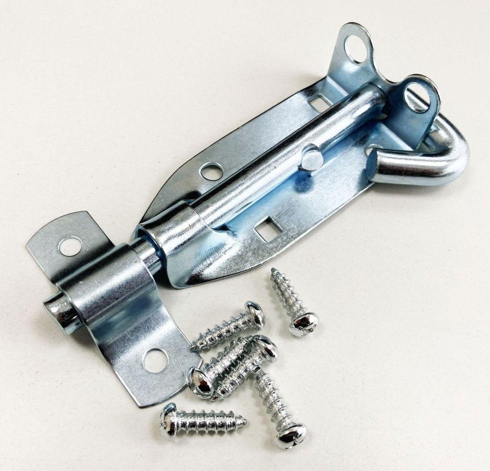 PADBOLT GALVANISED 6 ZINC PLATED 65mm WIDTH WITH FIXINGS - TOOLZONE KDPLK081 thumbnail 4