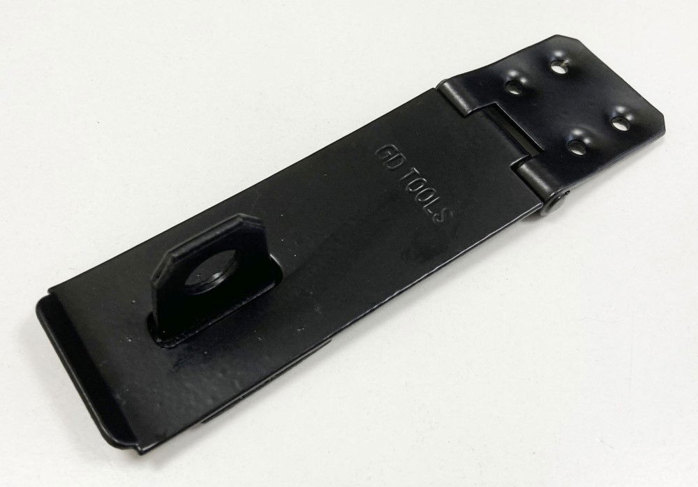 HASP AND STAPLE HEAVY DUTY 4 100x38mm WITH 8 SCREWS - TOOLZONE KDPLK083 thumbnail 3
