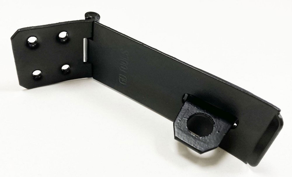 HASP AND STAPLE HEAVY DUTY 4 100x38mm WITH 8 SCREWS - TOOLZONE KDPLK083 thumbnail 5