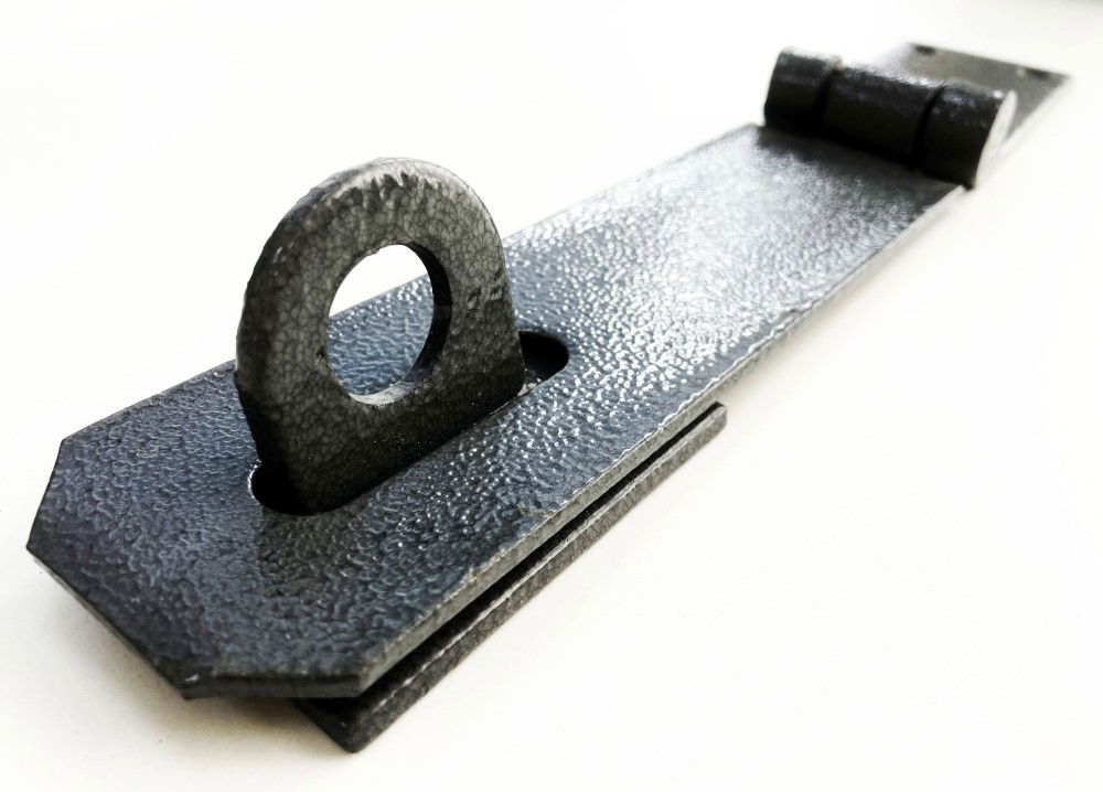 HASP AND STAPLE CAST IRON 7 x 2 WITH FIXINGS - TOOLZONE KDPLK086 thumbnail 6