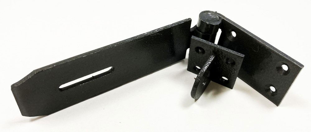 HASP AND STAPLE CAST IRON 5.5 x 1.5 WITH FIXINGS - TOOLZONE KDPLK103 thumbnail 4