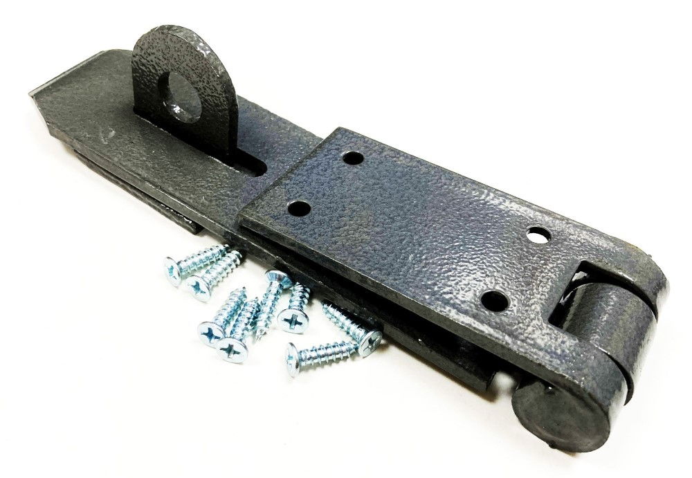 HASP AND STAPLE CAST IRON 5.5 x 1.5 WITH FIXINGS - TOOLZONE KDPLK103 thumbnail 5