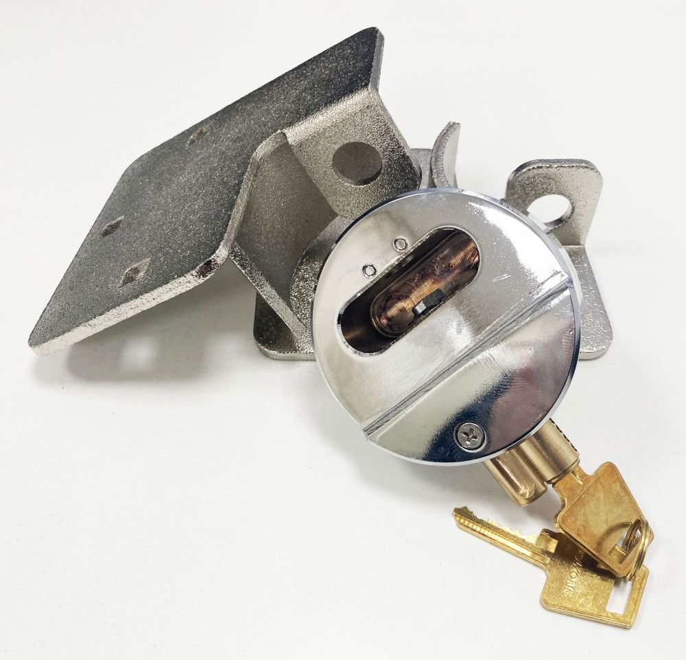 SHACKLESS LOCK AND HASP 73mm CONCEALED SHACKLE WITH 2 KEYS - TOOLZONE KDPLK107 thumbnail 5