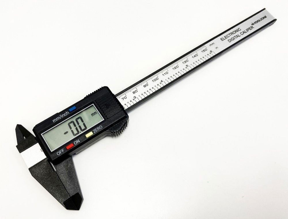 DIGITAL VERNIER CARBON FIBRE 0-150mm 0-6 - TOOLZONE KDPMS052 thumbnail 2