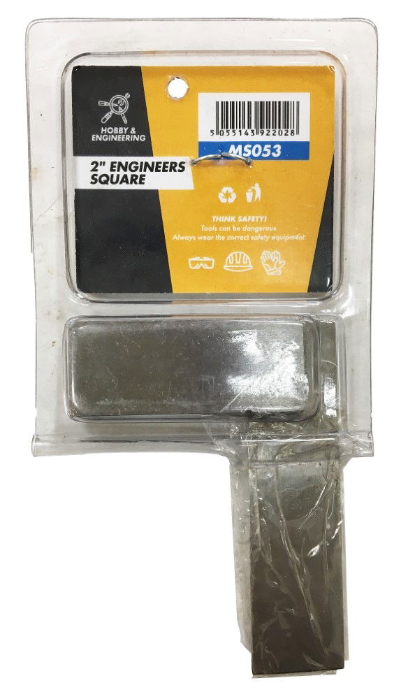 ENGINEERS SQUARE 50mm SOLID STEEL - TOOLZONE KDPMS053 image 1
