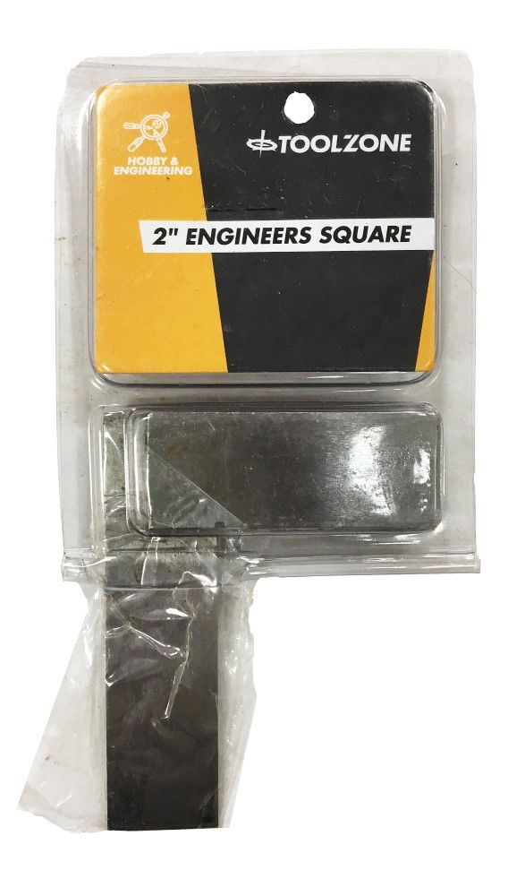 ENGINEERS SQUARE 50mm SOLID STEEL - TOOLZONE KDPMS053 thumbnail 2