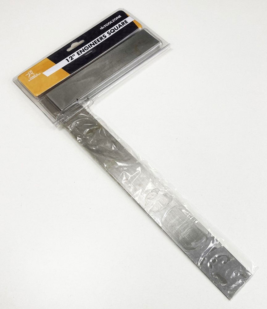 ENGINEERS SQUARE 300mm SOLID STEEL - TOOLZONE KDPMS074 thumbnail 2