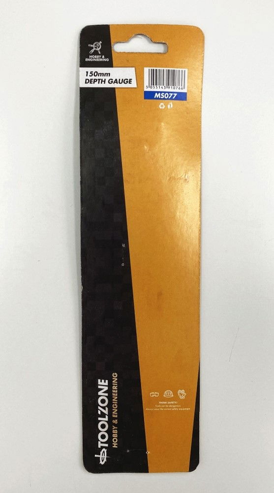 DEPTH GAUGE 6 0-150mm METRIC AND IMPERIAL - TOOLZONE KDPMS077 thumbnail 2