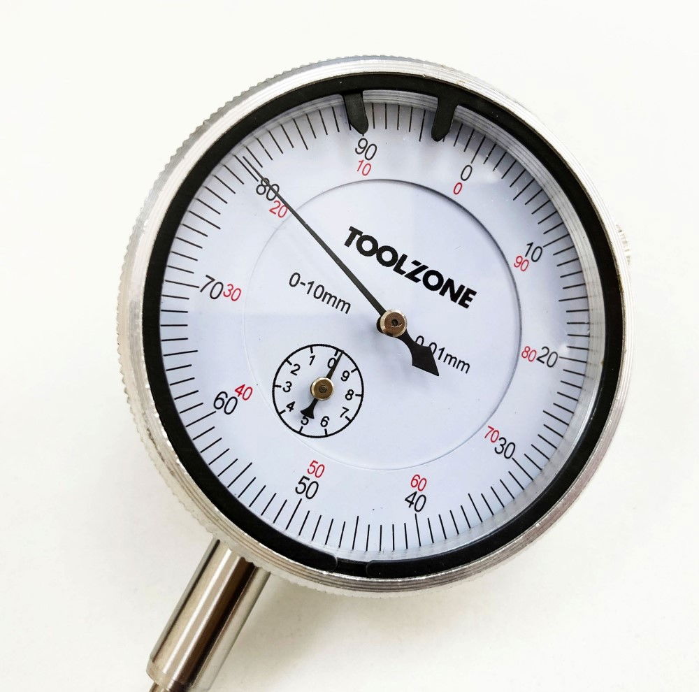 DTI DIAL GAUGE 0-10mm 0.01mm READING 57mm DIAL - TOOLZONE KDPMS083 thumbnail 9