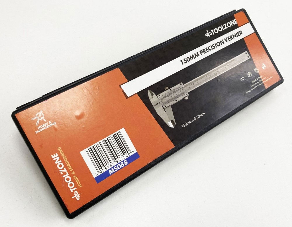 PRECISION VERNIER CALIPER 150mm IN CASE - TOOLZONE KDPMS088 thumbnail 2