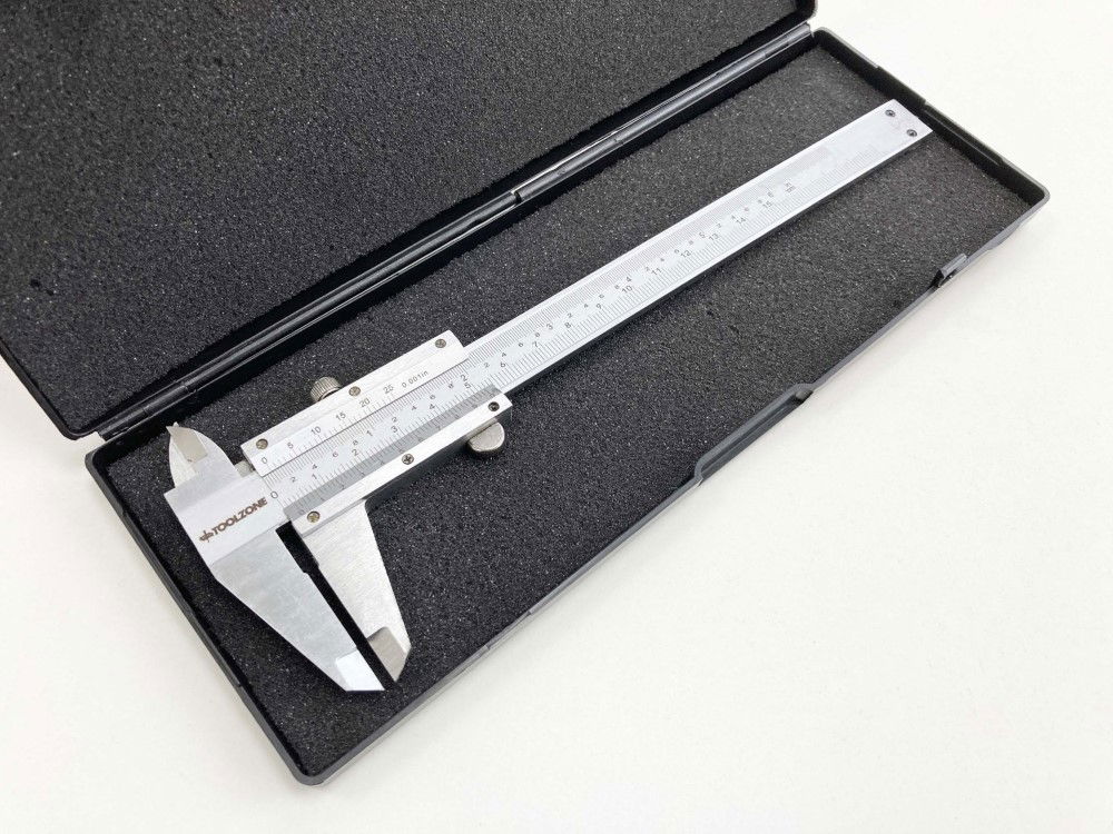 PRECISION VERNIER CALIPER 150mm IN CASE - TOOLZONE KDPMS088 thumbnail 5