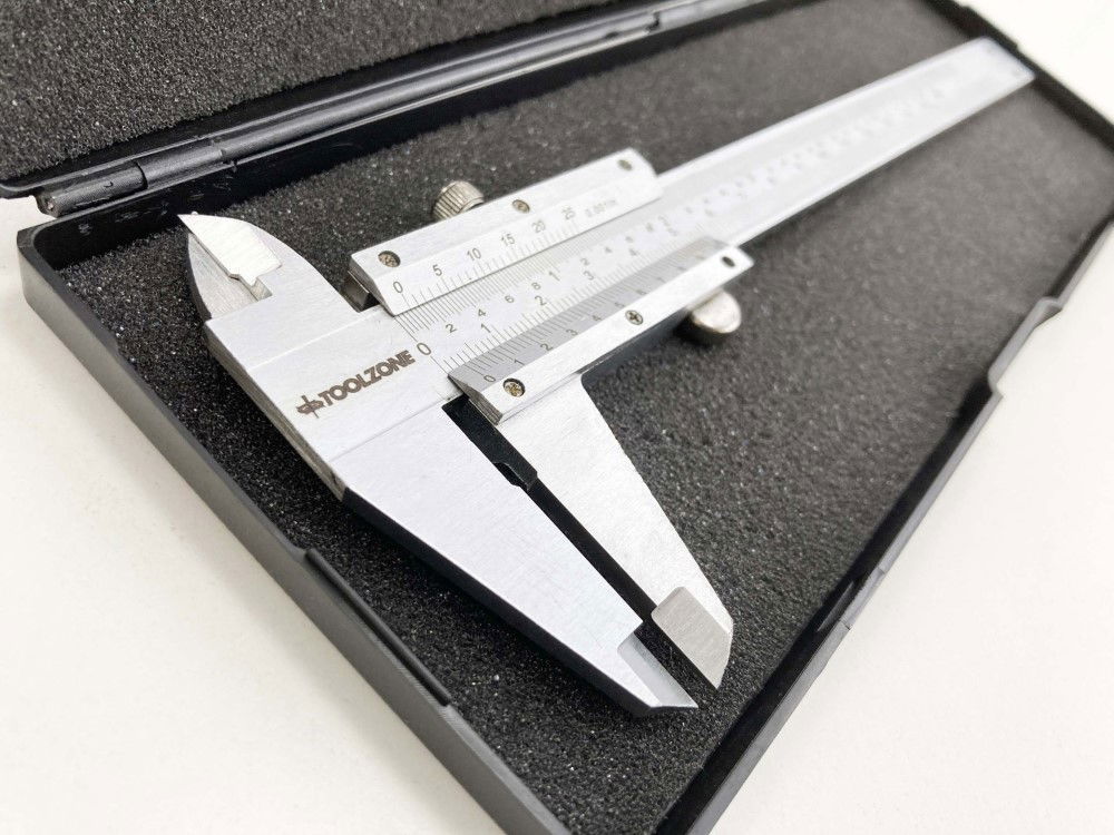 PRECISION VERNIER CALIPER 150mm IN CASE - TOOLZONE KDPMS088 thumbnail 6