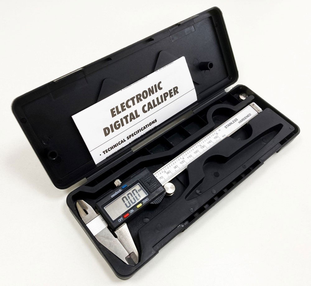 DIGITAL VERNIER CALIPER 150mm IN CASE +/-0.02mm ACCURACY - TOOLZONE KDPMS092 thumbnail 9