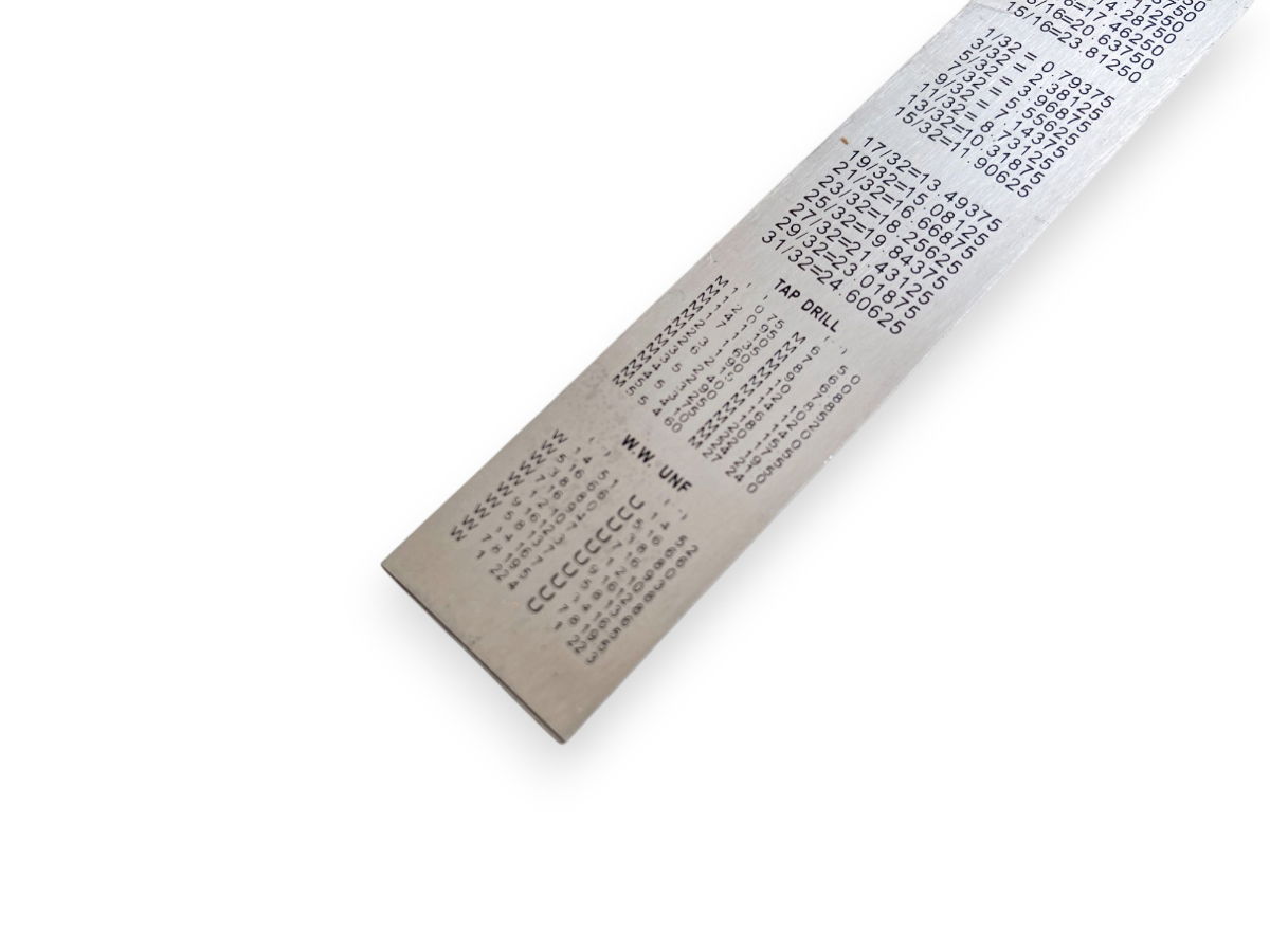 STAINLESS STEEL RULER 6 1mm THICKNESS METRIC AND IMPERIAL - TOOLZONE KDPMS099 thumbnail 6